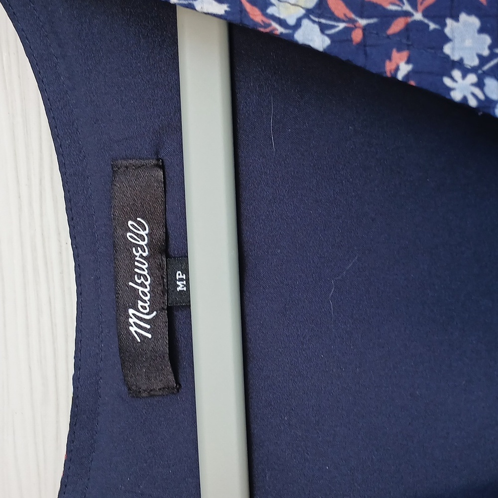 Nwot Madewell Tie Waist Midi Dress View 2